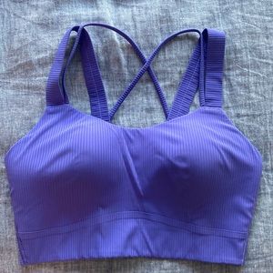 Lululemon Like a Cloud Longline Bra *Light Support D/DD Cup
Charged Indigo
Size6
